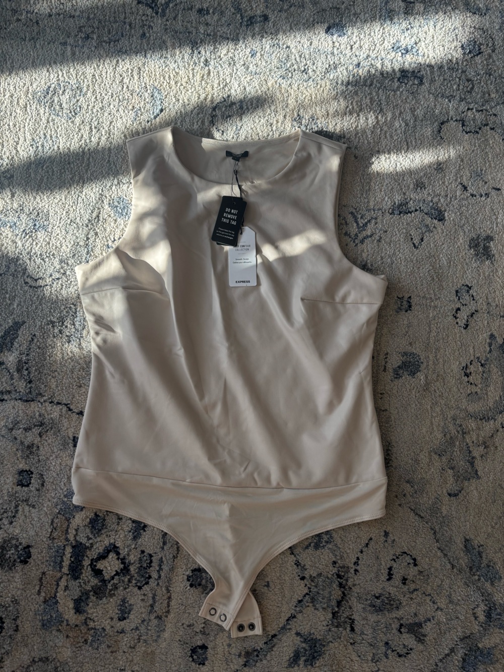 Express Beige/Sand Bodycon Dress